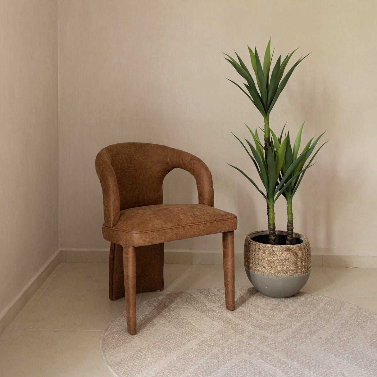 LH Home Naomi Dining Chair - Cognac