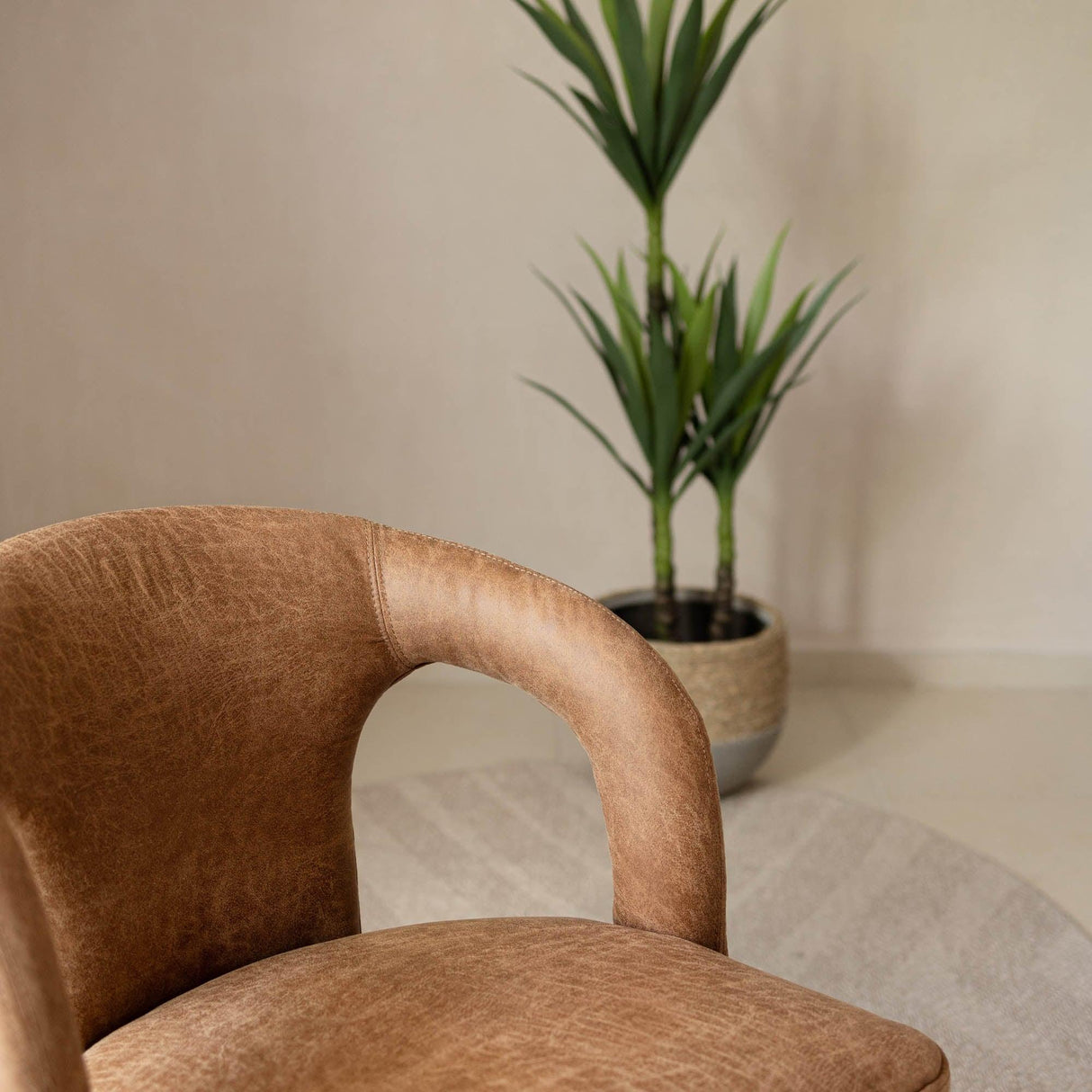 LH Home Naomi Dining Chair - Cognac