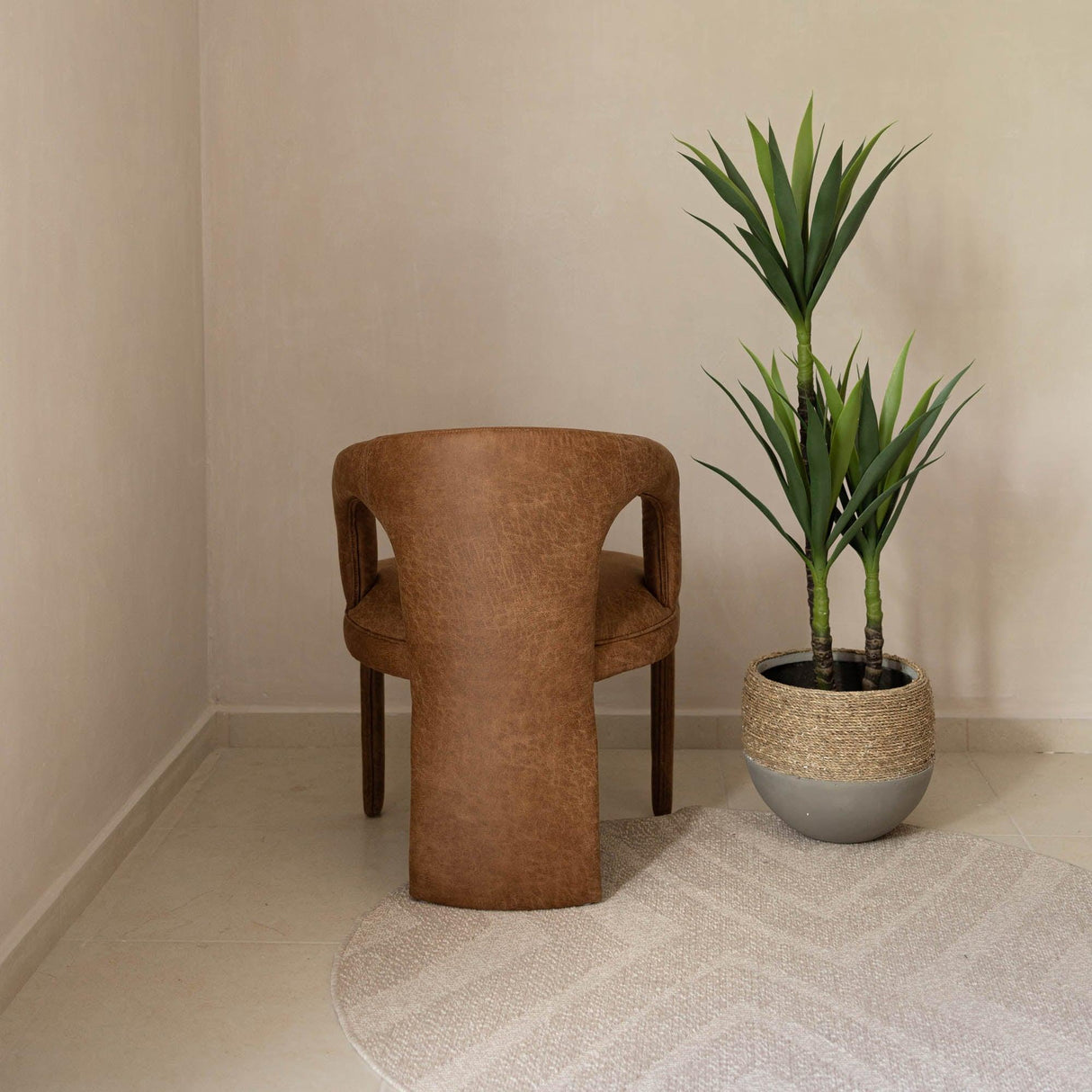 LH Home Naomi Dining Chair - Cognac