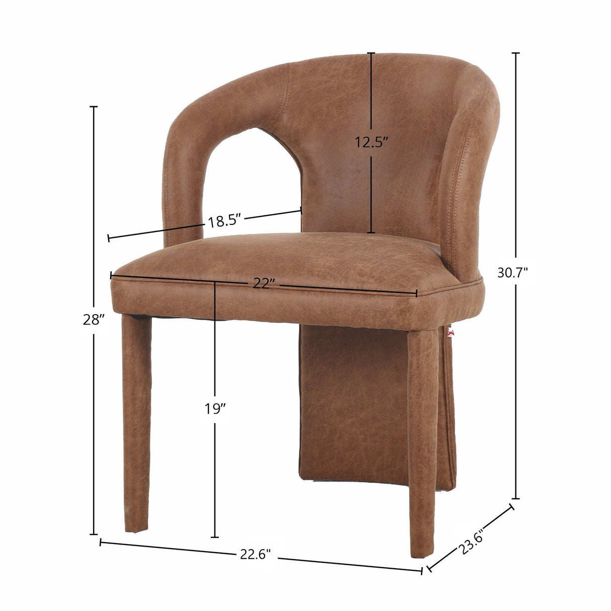 LH Home Naomi Dining Chair - Cognac