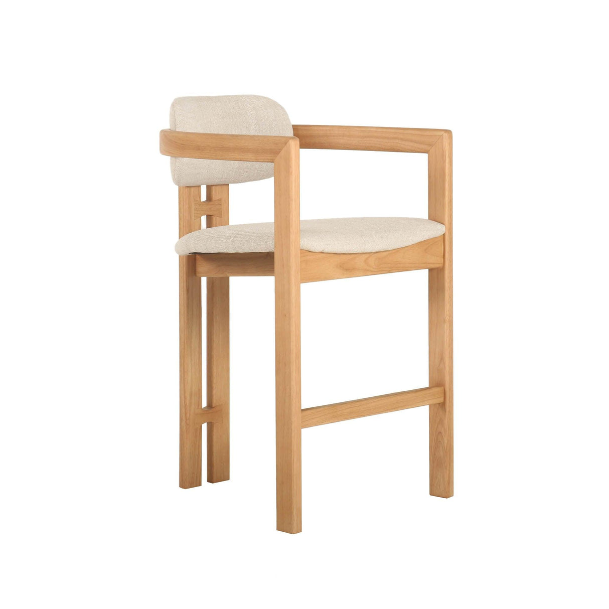LH Home Monterrey Counter Stool - Cream Tweed