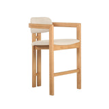 LH Home Monterrey Counter Stool - Cream Tweed