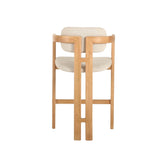 LH Home Monterrey Counter Stool - Cream Tweed