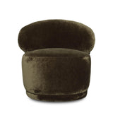 LH Home Rollo Club Chair - Distressed Khaki Green