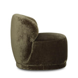 LH Home Rollo Club Chair - Distressed Khaki Green