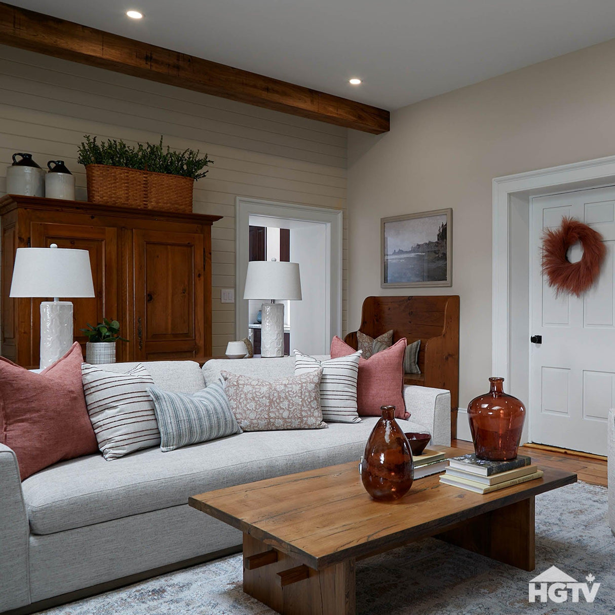 LH Home Anderson Sofa - Woven Linen