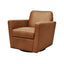 LH Home Cooper Swivel Club Chair - Cognac Leather