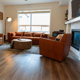 LH Home Cooper Swivel Club Chair - Cognac Leather