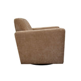 LH Home Cooper Swivel Club Chair - Latte Chenille