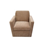 LH Home Cooper Swivel Club Chair - Latte Chenille