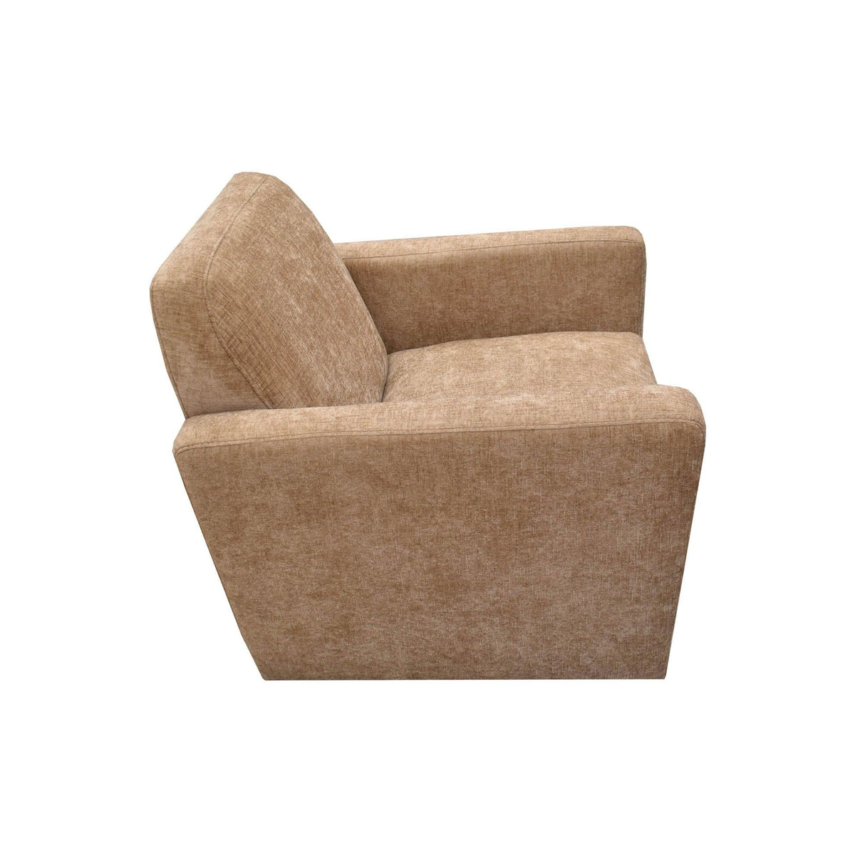 LH Home Cooper Swivel Club Chair - Latte Chenille