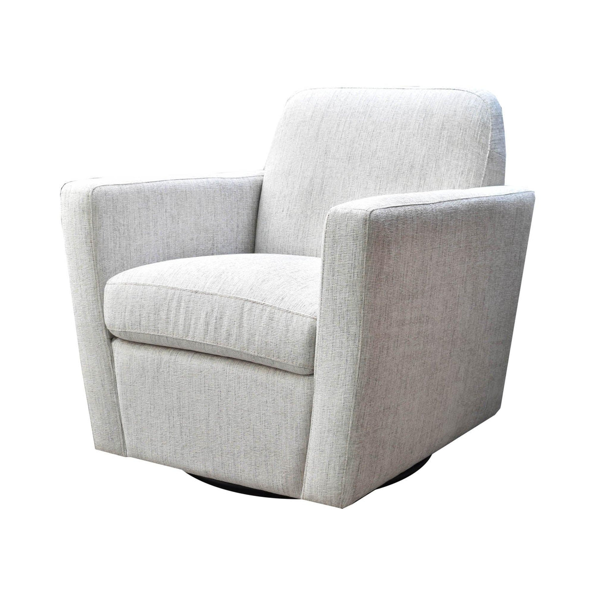 LH Home Cooper Swivel Club Chair - Woven Linen