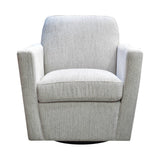 LH Home Cooper Swivel Club Chair - Woven Linen