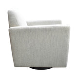 LH Home Cooper Swivel Club Chair - Woven Linen