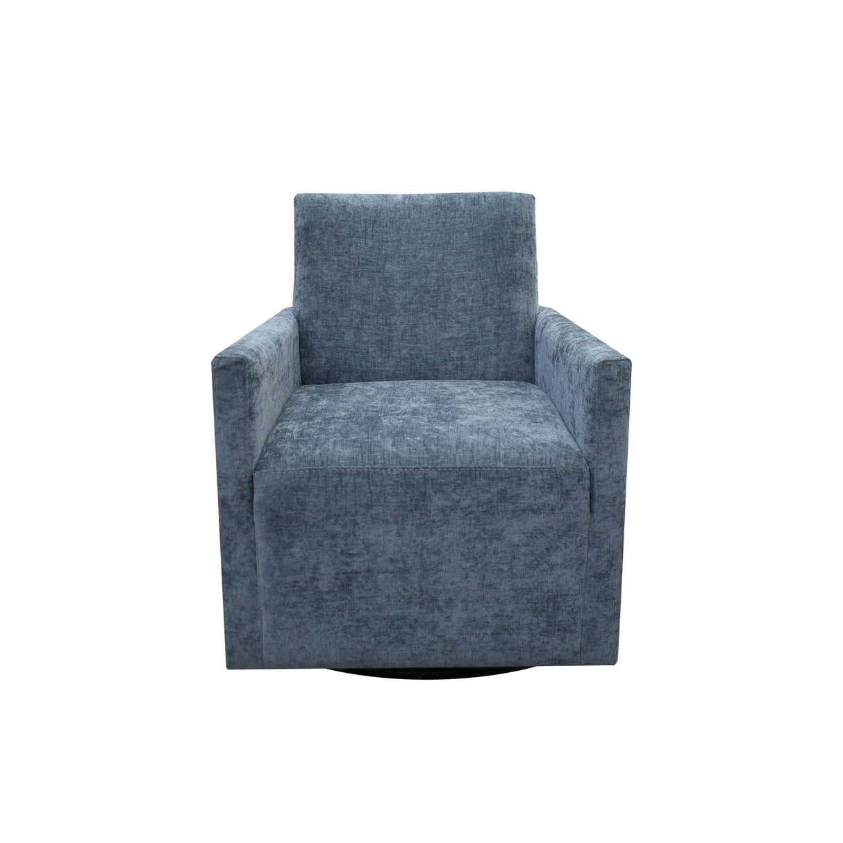 LH Home Riley Swivel Club Chair - Aqua Chenille