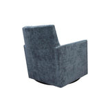LH Home Riley Swivel Club Chair - Aqua Chenille