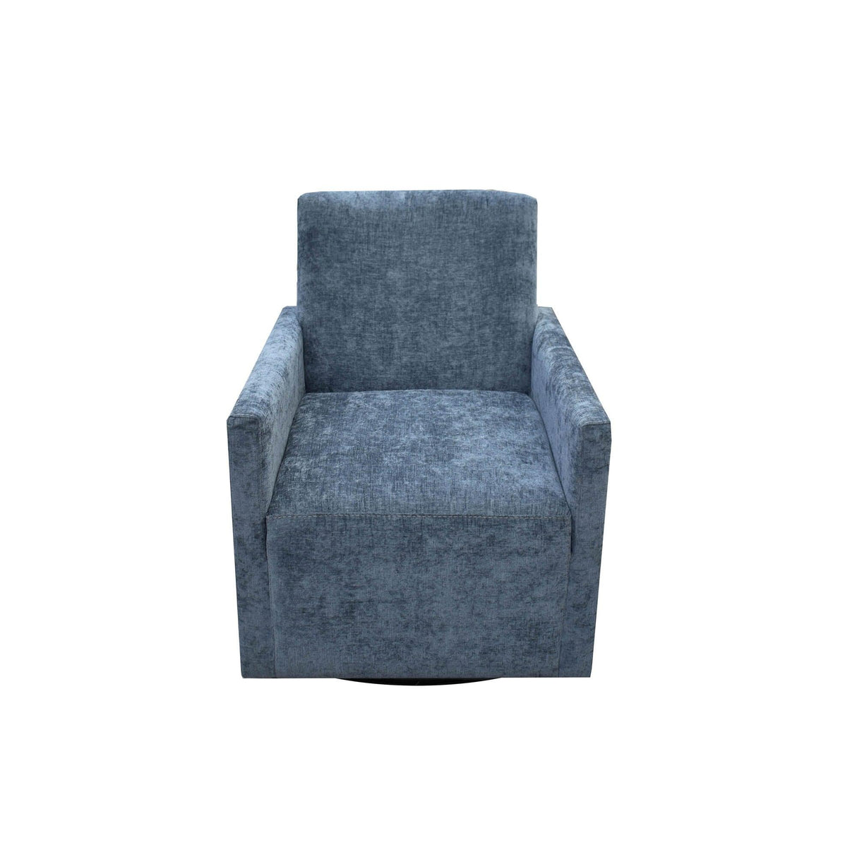 LH Home Riley Swivel Club Chair - Aqua Chenille