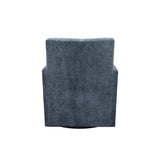 LH Home Riley Swivel Club Chair - Aqua Chenille