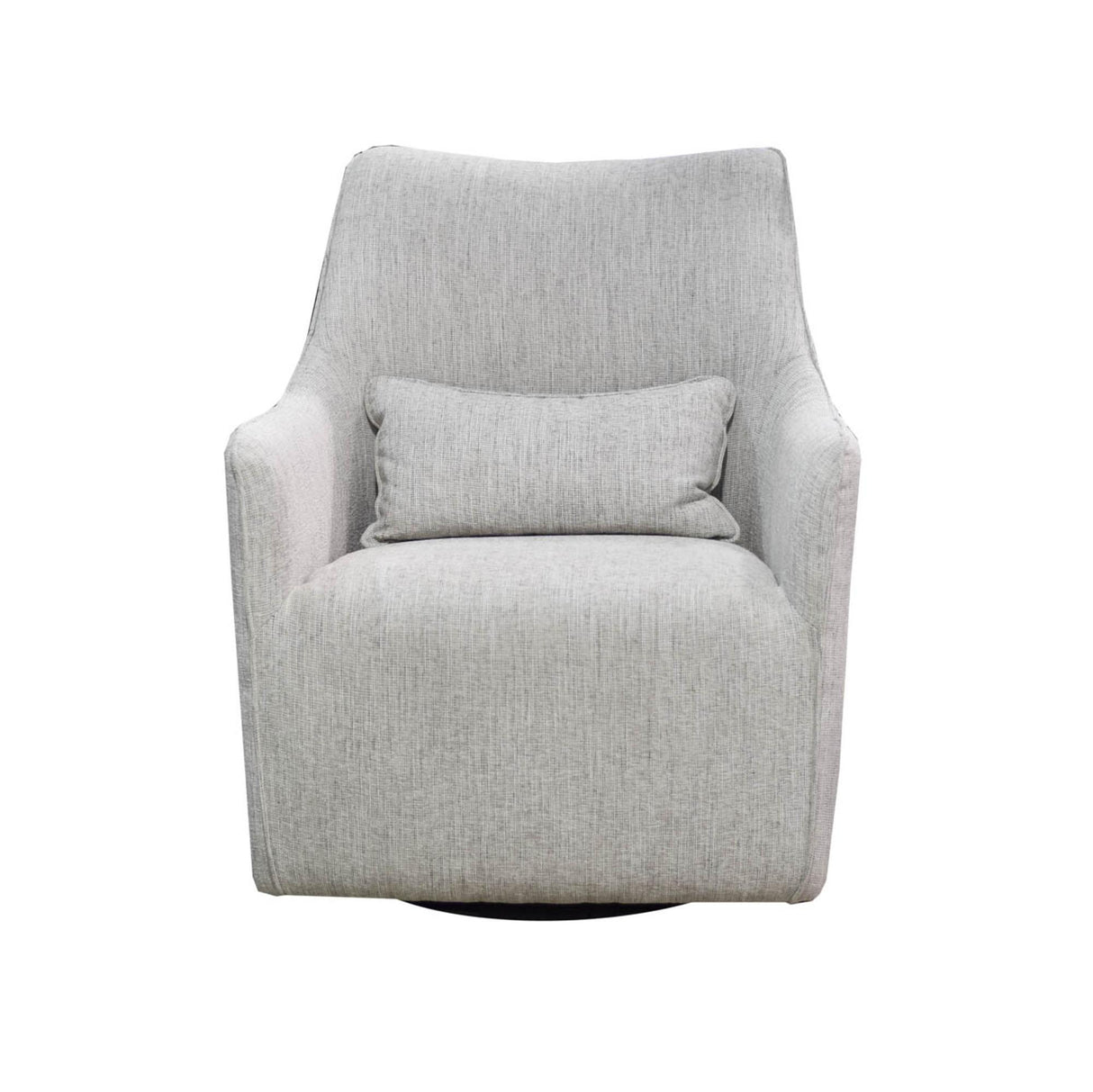 LH Home Lilith Swivel Chair - Woven Linen