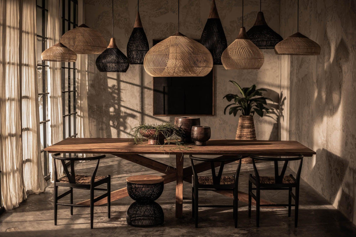 LH Home D-Bodhi Banjo Pendant Large - Natural