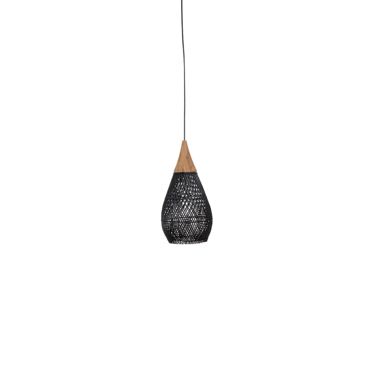 LH Home D-Bodhi Horn Pendant Small - Black
