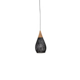 LH Home D-Bodhi Horn Pendant Small - Black