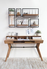 LH Home D-Bodhi Metal Frame Wall Box - Natural, Type E (1/box)