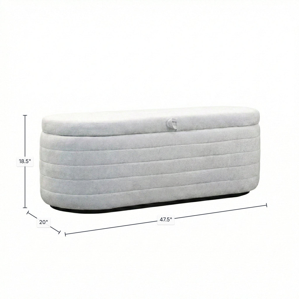 LH Home Elio Storage Bench - Platinum