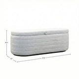 LH Home Elio Storage Bench - Platinum