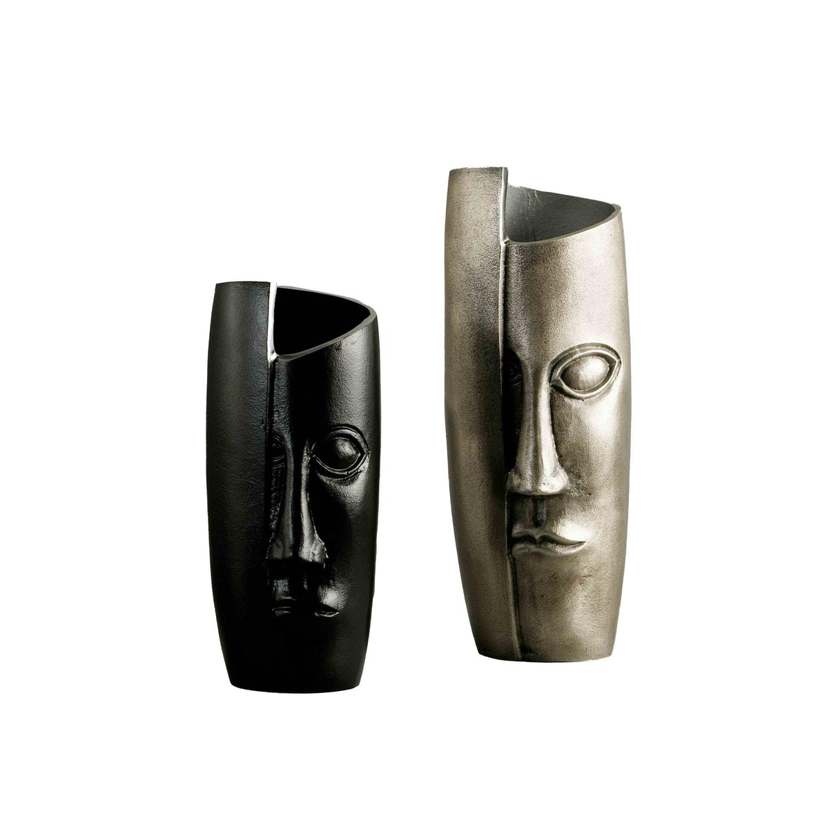 LH Home Breeze Masquerade Vase - Large Polished Nickel