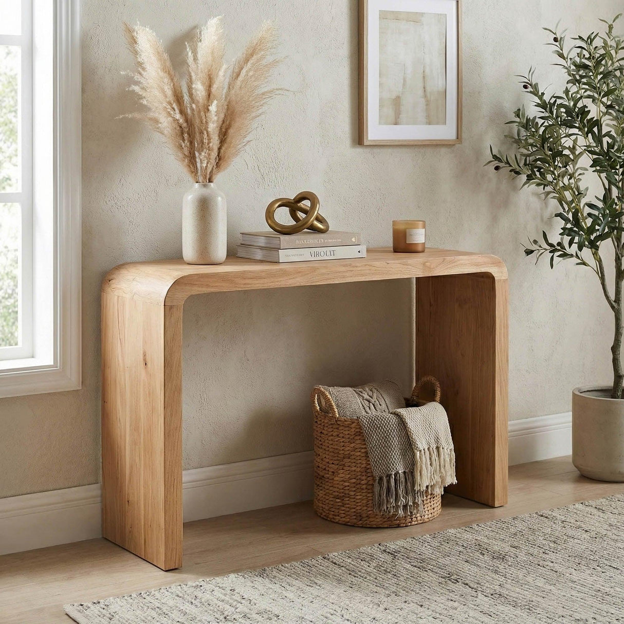 LH Home Form Curve Small Console
