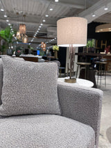 LH Home Baltimo Club Chair - Boucle Grey