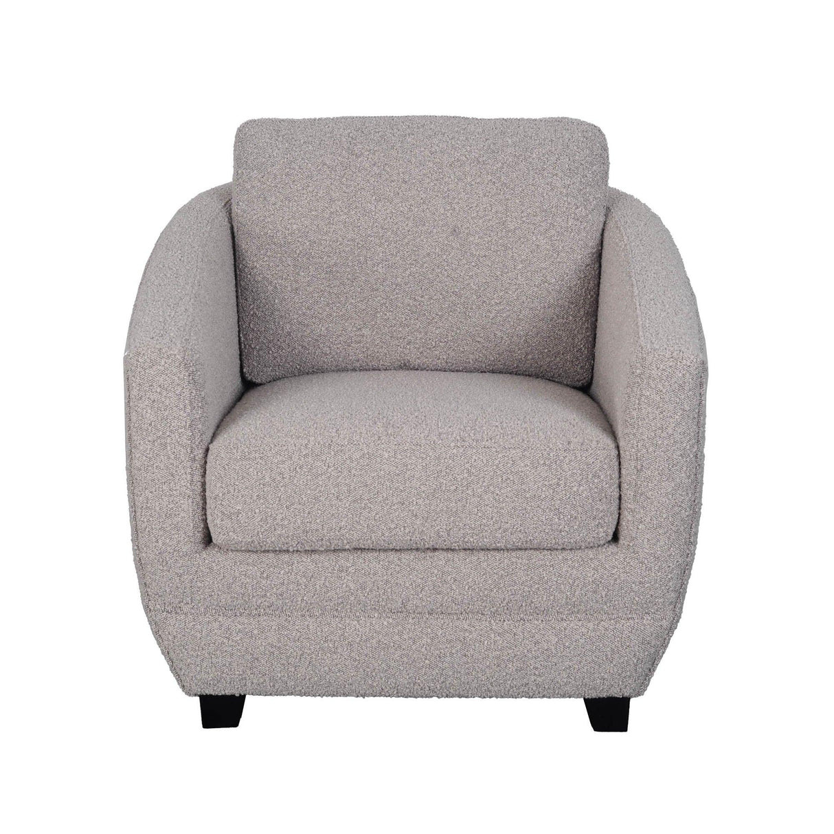 LH Home Baltimo Club Chair - Boucle Grey
