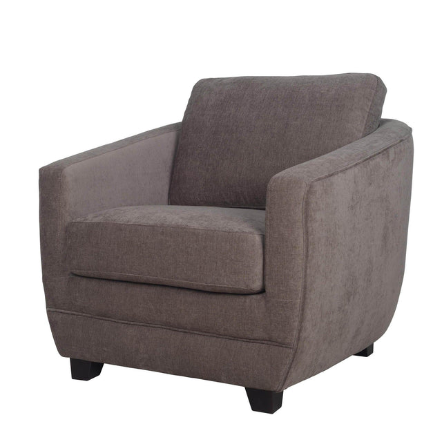 LH Home Baltimo Club Chair - Pecan Brown