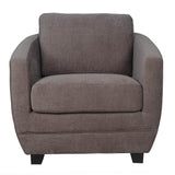 LH Home Baltimo Club Chair - Pecan Brown