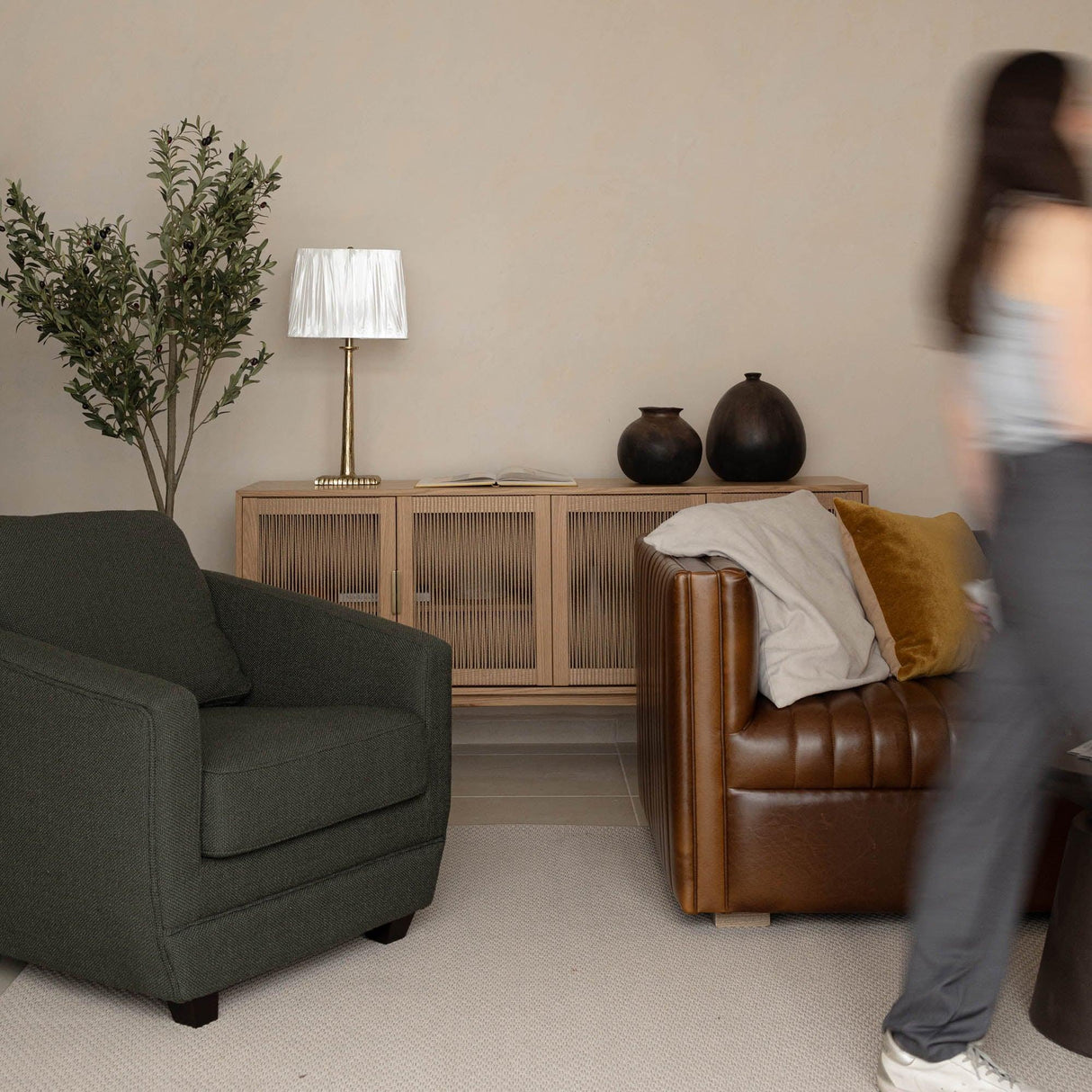 LH Home Baltimo Club Chair - Evergreen