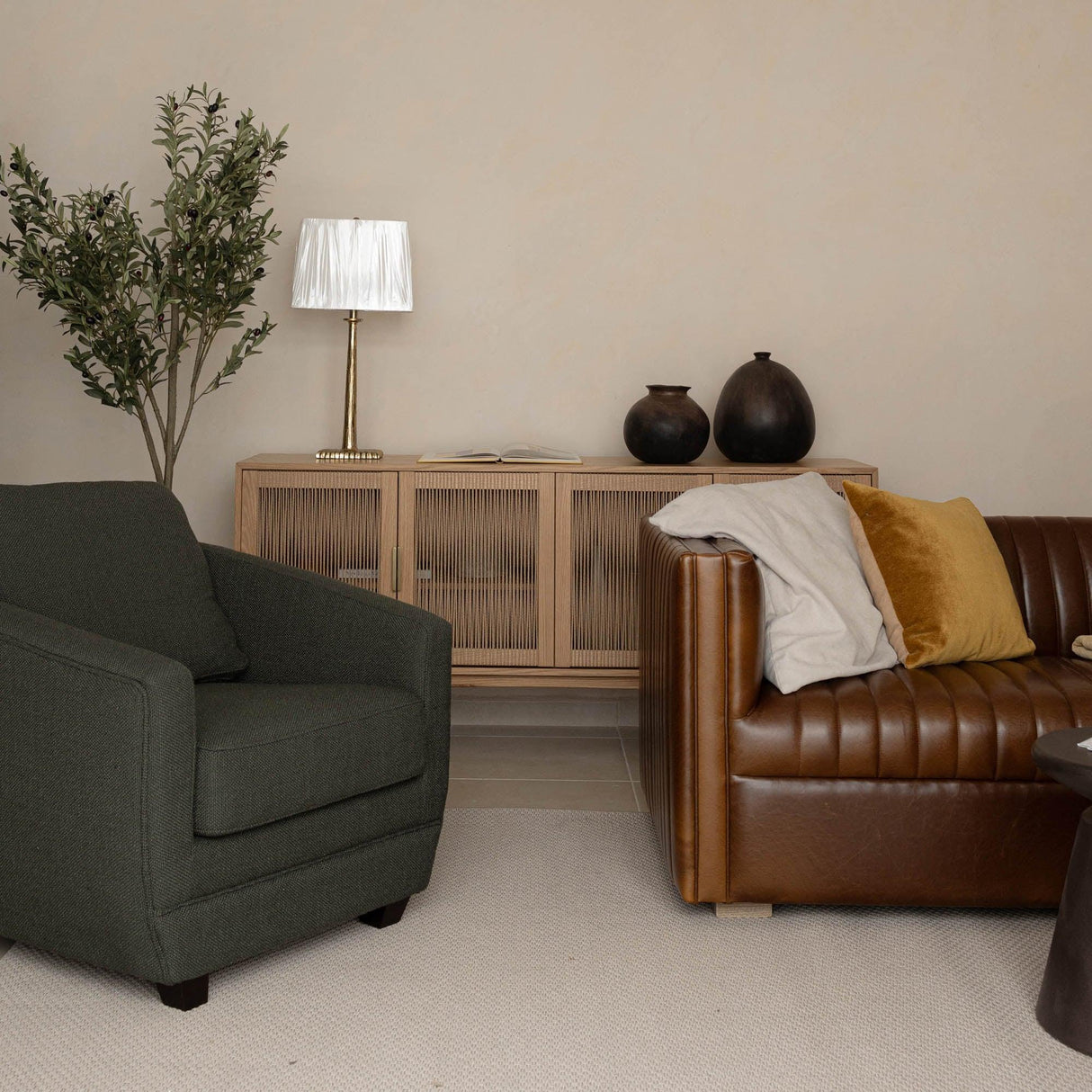 LH Home Baltimo Club Chair - Evergreen