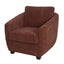 LH Home Baltimo Club Chair - Deep Rust