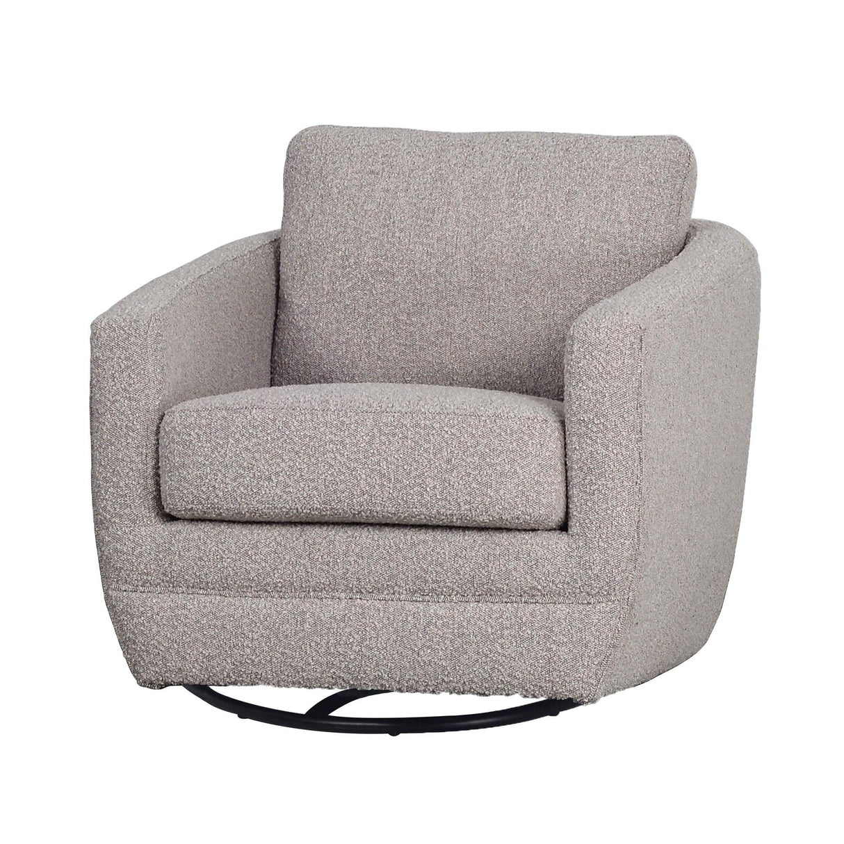 LH Home Baltimo Swivel Glider - Boucle Grey
