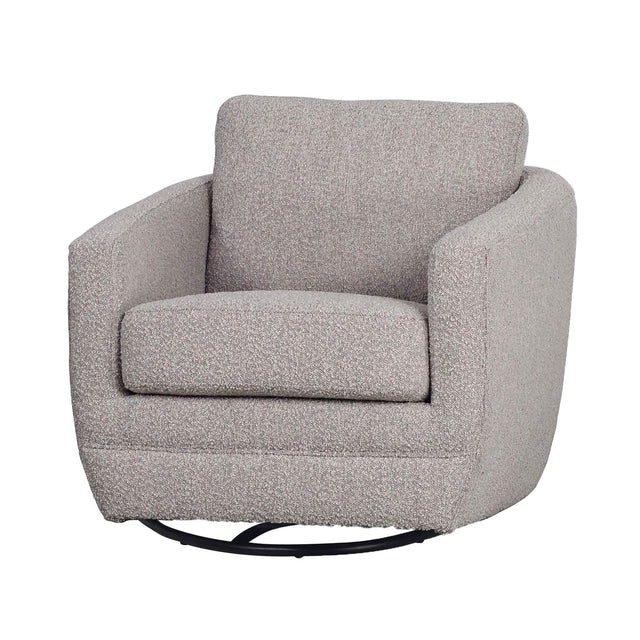 LH Home Baltimo Swivel Glider - Boucle Grey