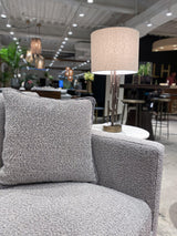 LH Home Baltimo Swivel Glider - Boucle Grey