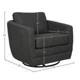 LH Home Baltimo Swivel Glider - Evergreen