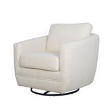 LH Home Baltimo Swivel Glider - Boucle Cream