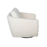 LH Home Baltimo Swivel Glider - Boucle Cream
