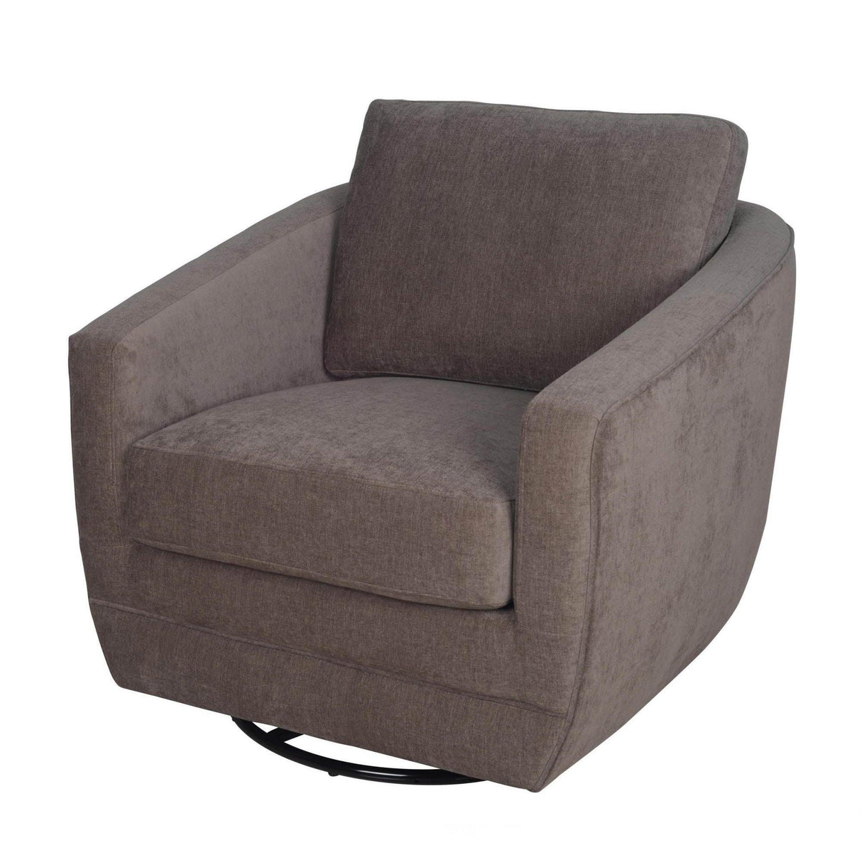 LH Home Baltimo Swivel Glider - Pecan Brown