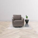 LH Home Baltimo Swivel Glider - Pecan Brown