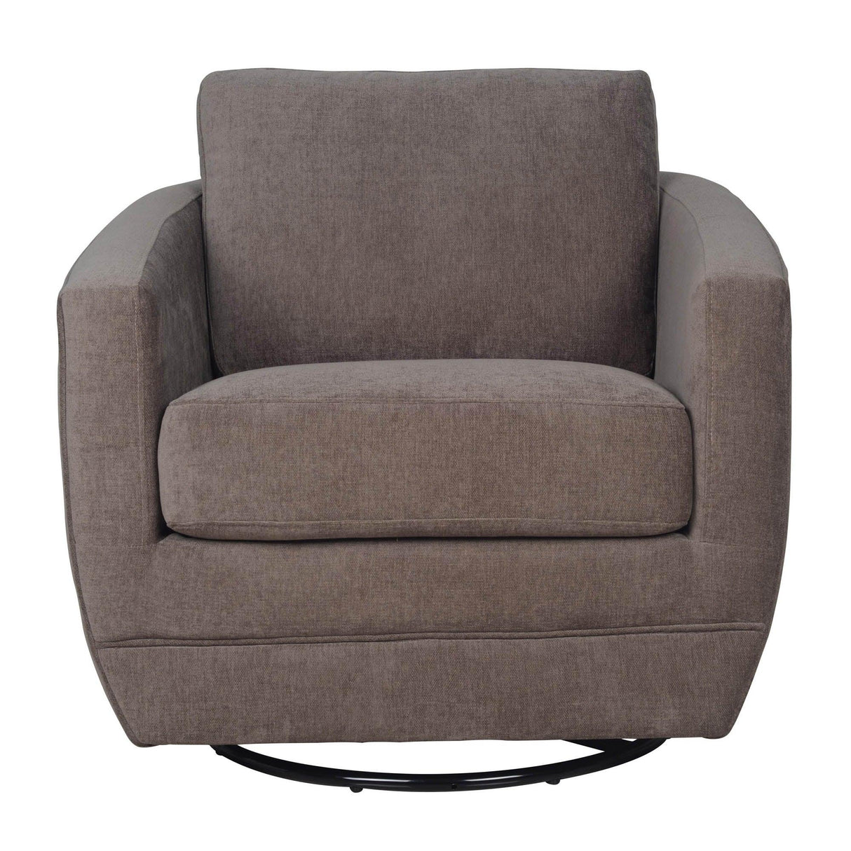 LH Home Baltimo Swivel Glider - Pecan Brown