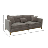 LH Home Burbank Sofa - Pecan Brown
