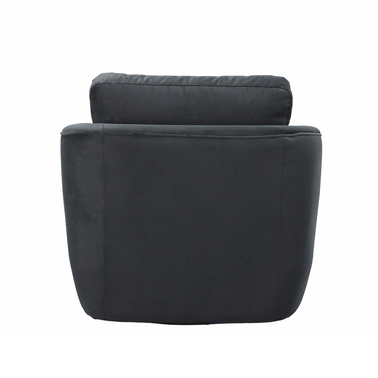 LH Home Baltimo Swivel Glider - Velvet Black