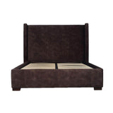 LH Home Cora Storage Queen Bed - Velvet Brown